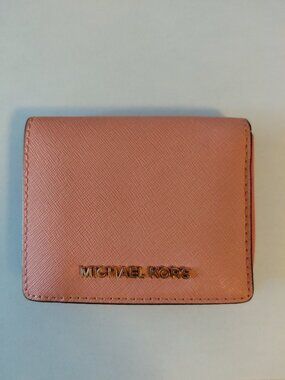 Michael Kors Pink/Salmon Leather Wallet